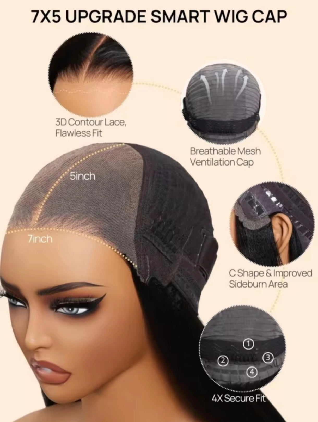 Peruca Bob de Renda Frontal – Cabelo Humano, Ondas Naturais, Sem Cola, Pronta a Usar