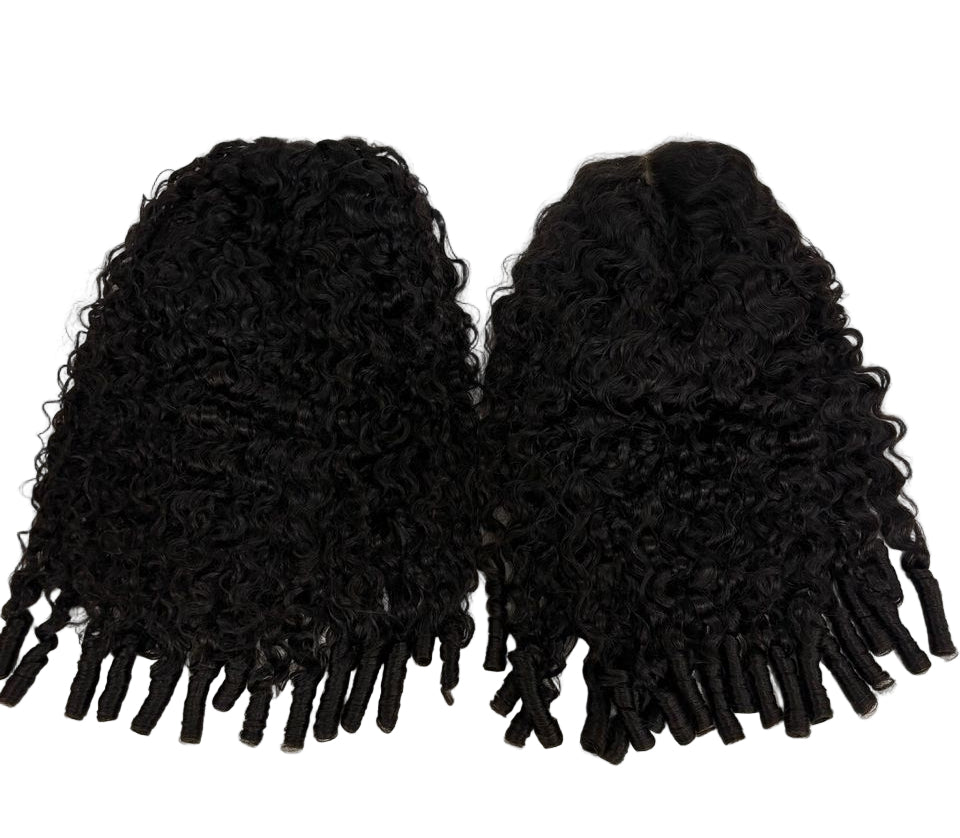 Extensão Cacheada 100% Humana – Burmese Curly (Preto Natural #1B)