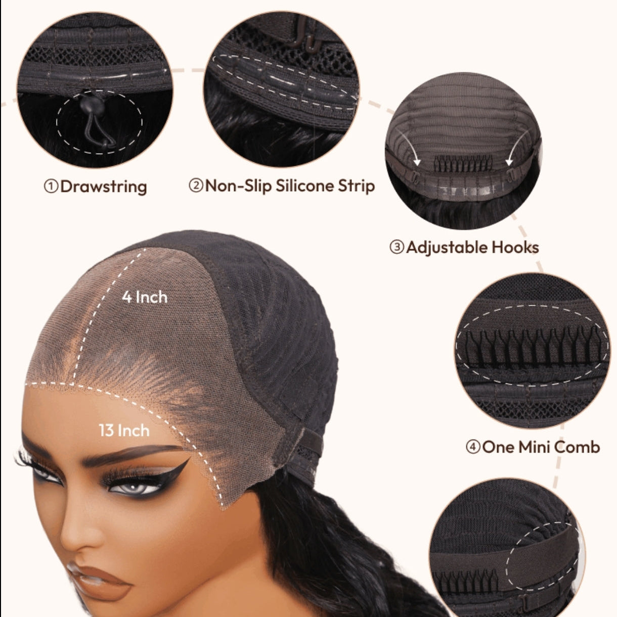 Peruca Bob Chocolate Luxe