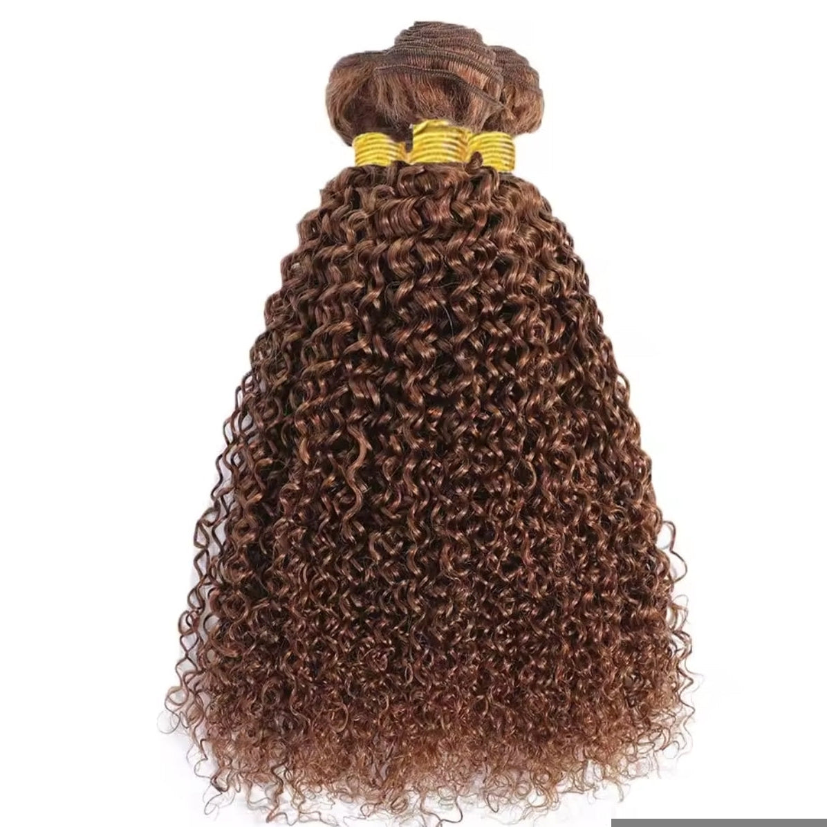 Extensões Kinky Curly – Castanho Chocolate (#4)