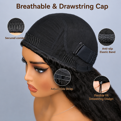 Half Wig Burmese Curly – Preto Natural (#1B)