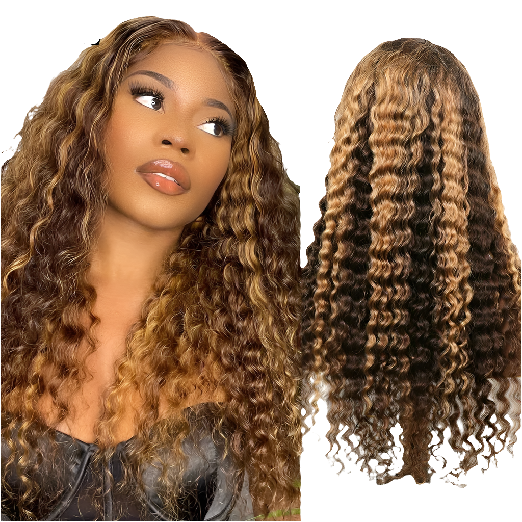 Peruca de Renda Transparente 7x5 – Sem Cola, Pronta a Usar, Invisível