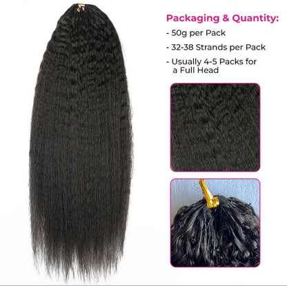 Crochet Kinky Straight – Preto Natural (#1B)