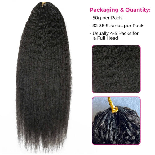 Crochet Kinky Straight – Preto Natural (#1B)
