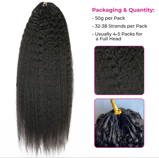 Crochet Kinky Straight – Preto Natural (#1B)