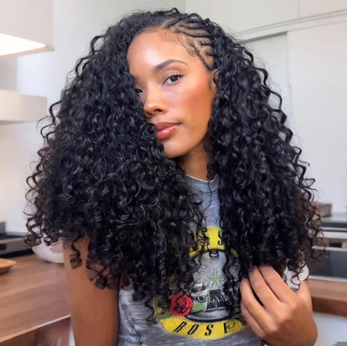 Crochet Burmese Curly – Preto Natural (#1B)