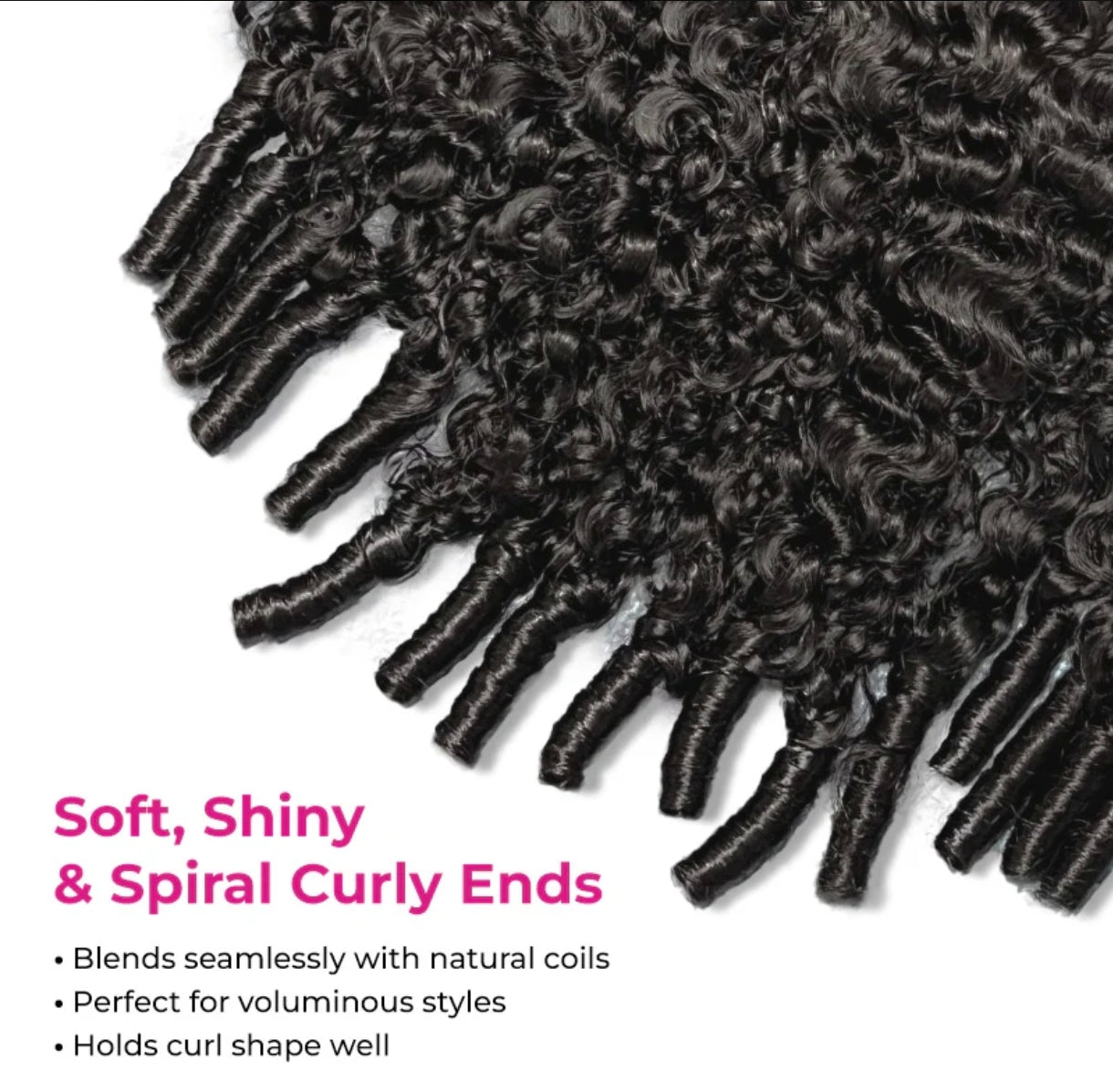 Peruca Cacheada Premium 100% Humana – Textura Burmese Curly (Cor #1B)