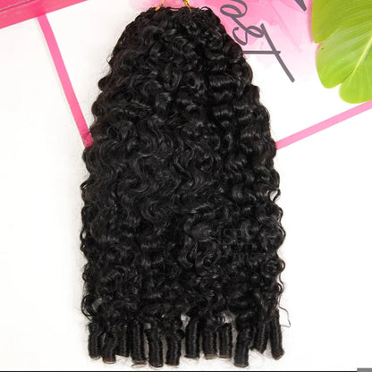 Crochet Burmese Curly – Preto Natural (#1B)