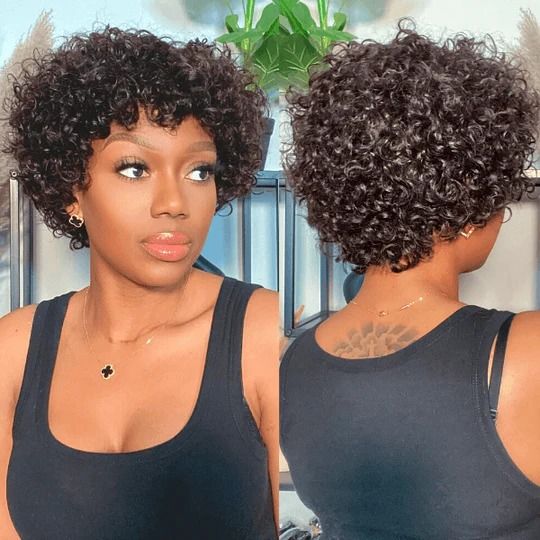 Peruca Pixie Moderna