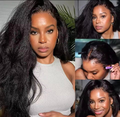 Meia Peruca Crespo Liso  – Volume, Versatilidade e Naturalidade em Segundos!