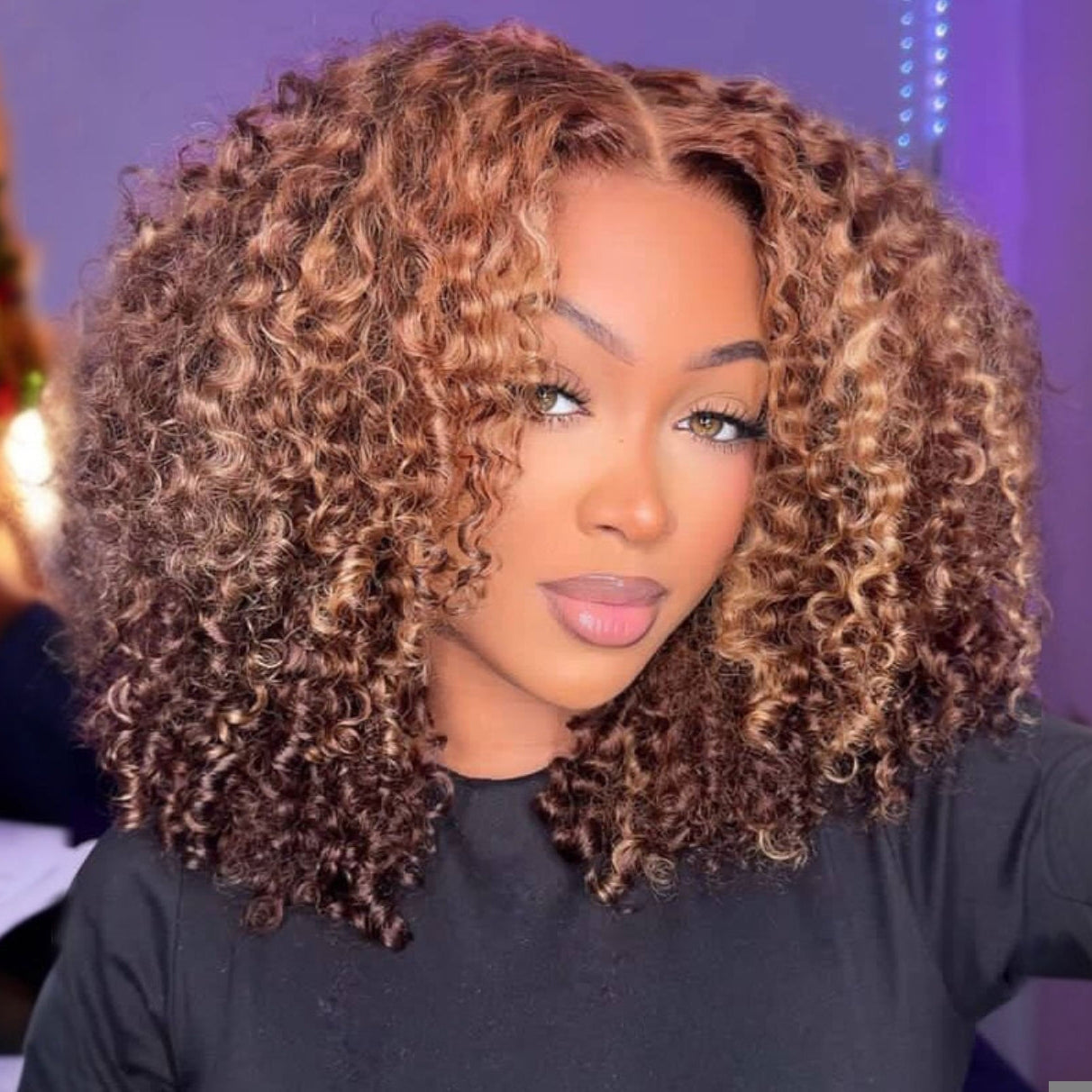 Peruca Wear Go Kinky Curly – Piano (Tricolor)