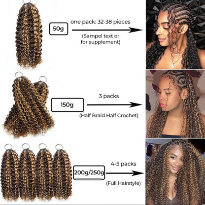 Crochet Kinky Curly – Piano (Tricolor)