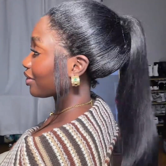 Peruca 360 Yaki – Preto Natural (#1B)