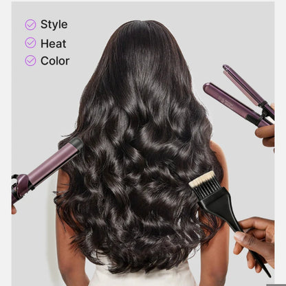 Peruca Wear Go Body Wave com franja – Preto Natural (#1B)