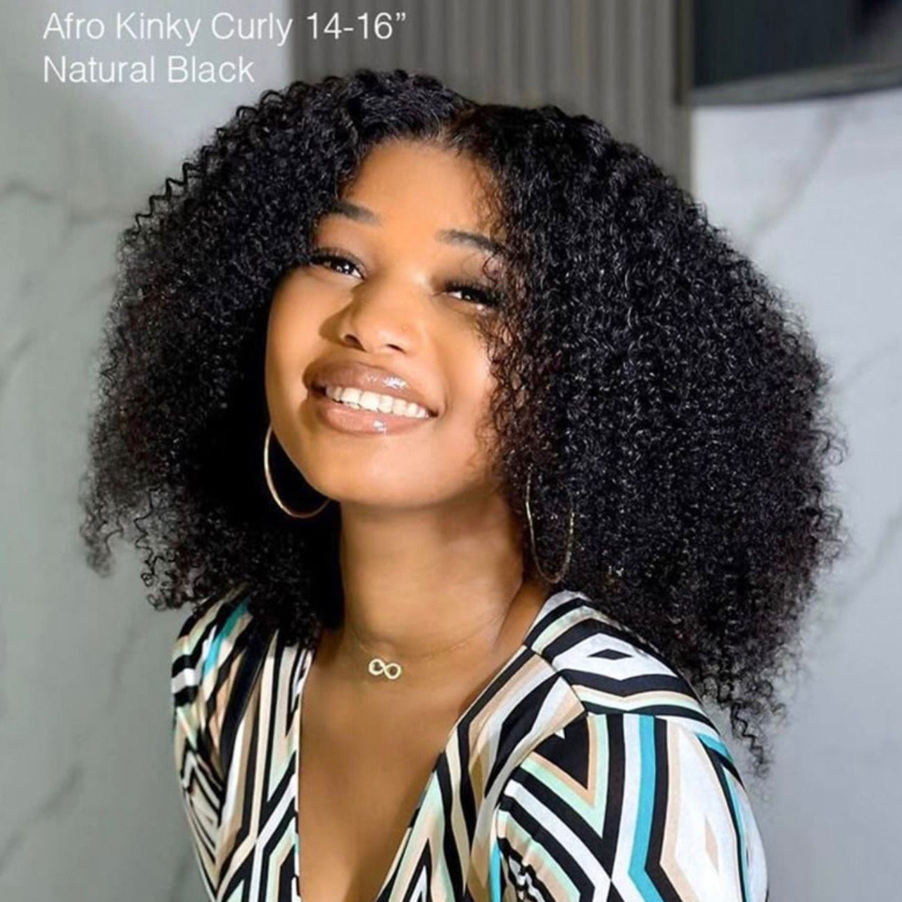 Peruca Wear Go Afro curly  – Preto Natural (#1B)