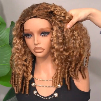 Half Wig Burmese Curly – Castanho Mel (#27)