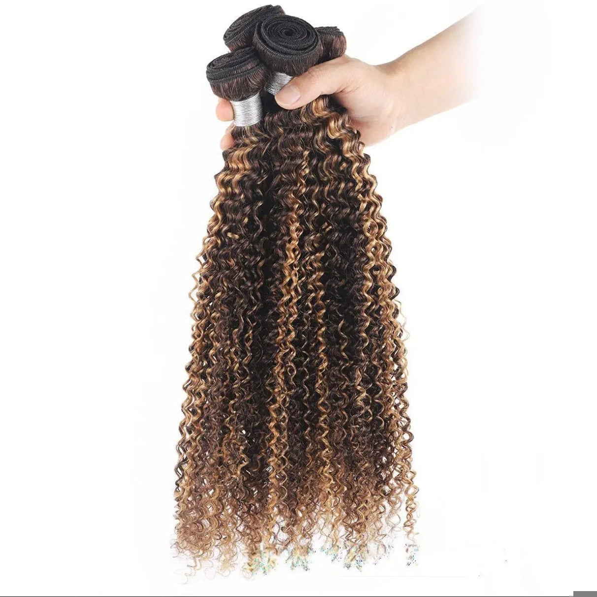 Extensões Kinky Curly – Piano (Tricolor)
