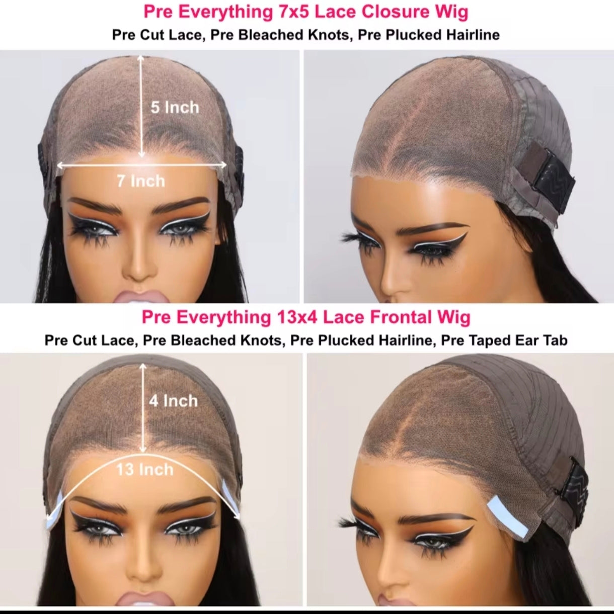 Peruca Bob Luxo com Madeixas Douradas – 100% Cabelo Humano