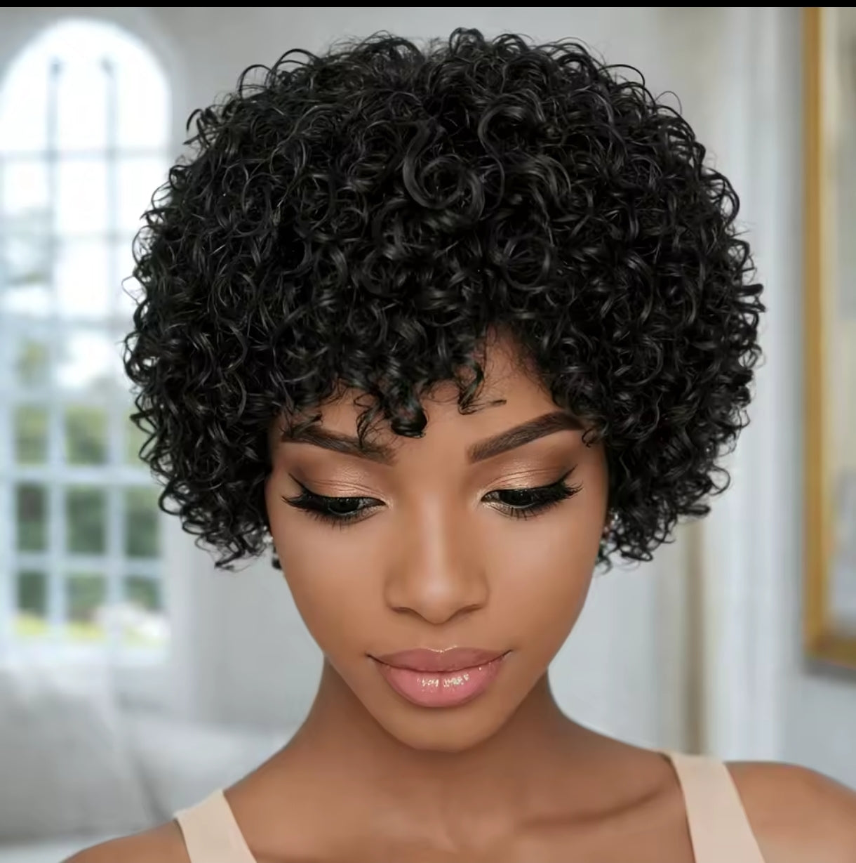 Peruca Pixie Moderna