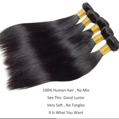 Extensões Liso – Preto Natural (#1B)