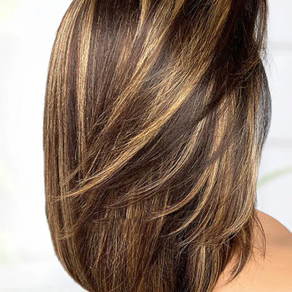 Peruca Bob Layer – Highlight Brown (4/27)