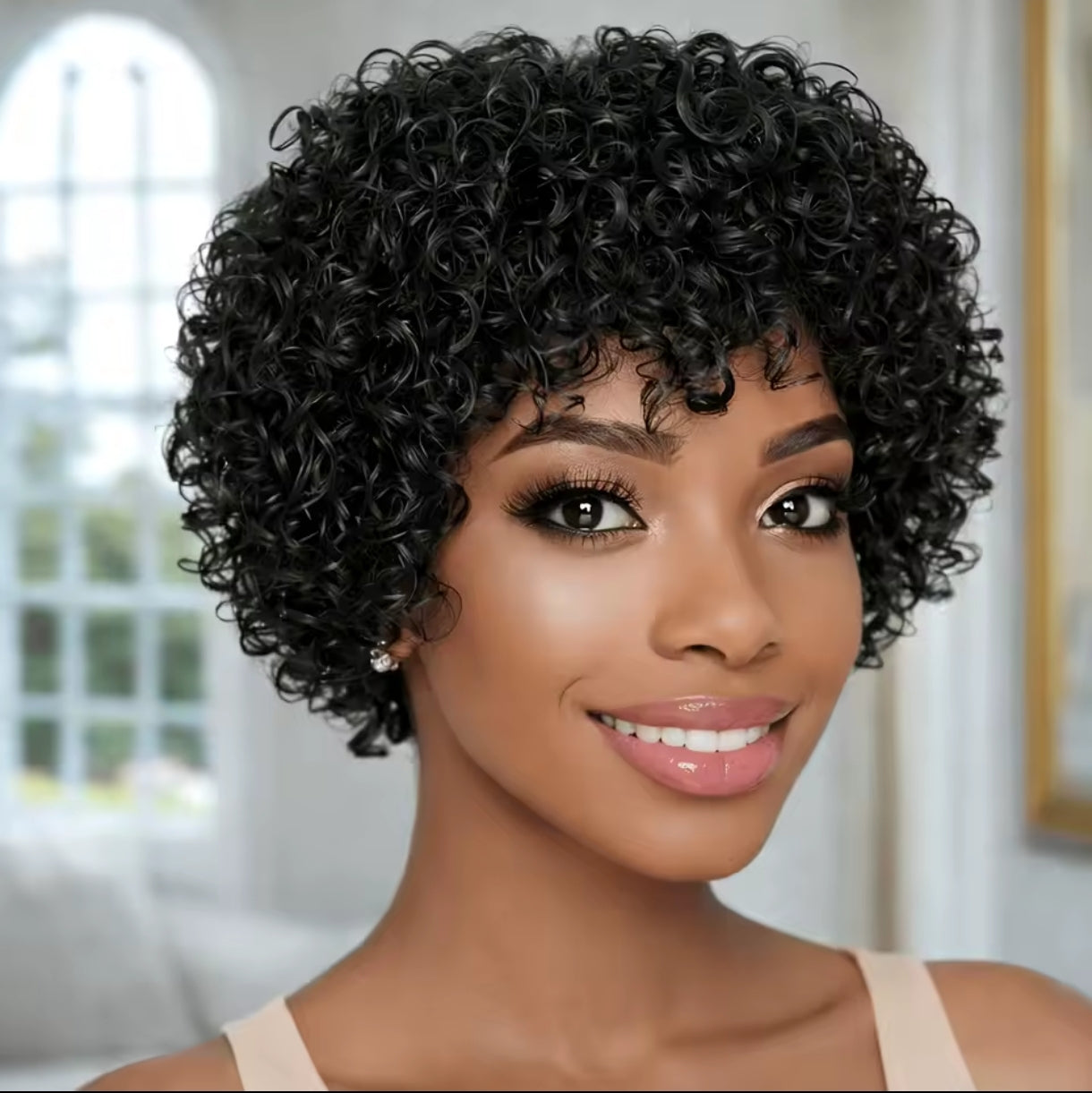 Peruca Pixie Moderna
