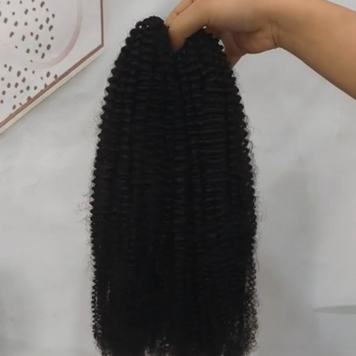 Crochet Afro Curly – Preto Natural (#1B)