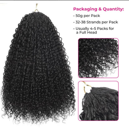 Crochet Kinky Curly – Preto Natural (#1B)