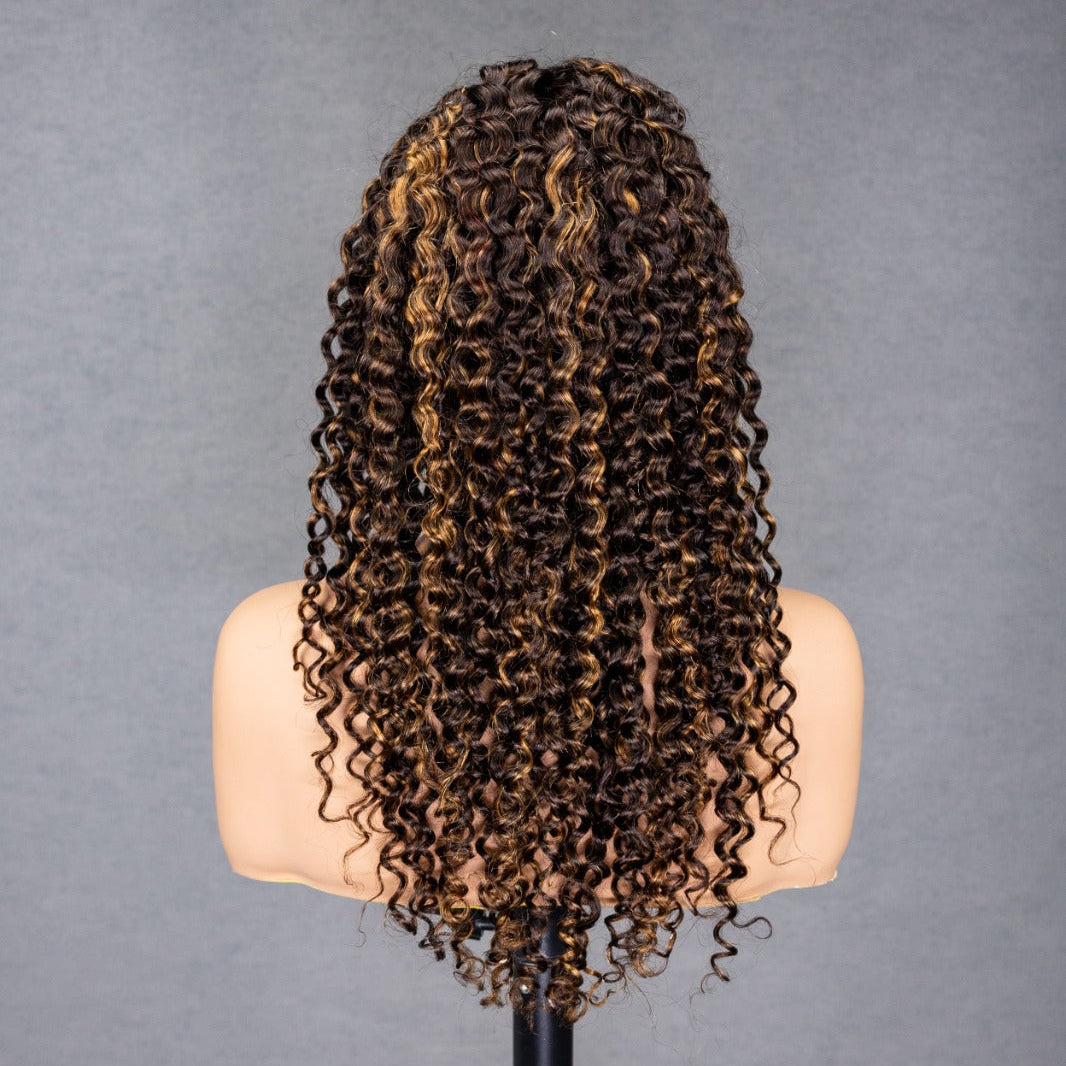 Half Wig Kinky Curly – Madeixa (#1B/#30)