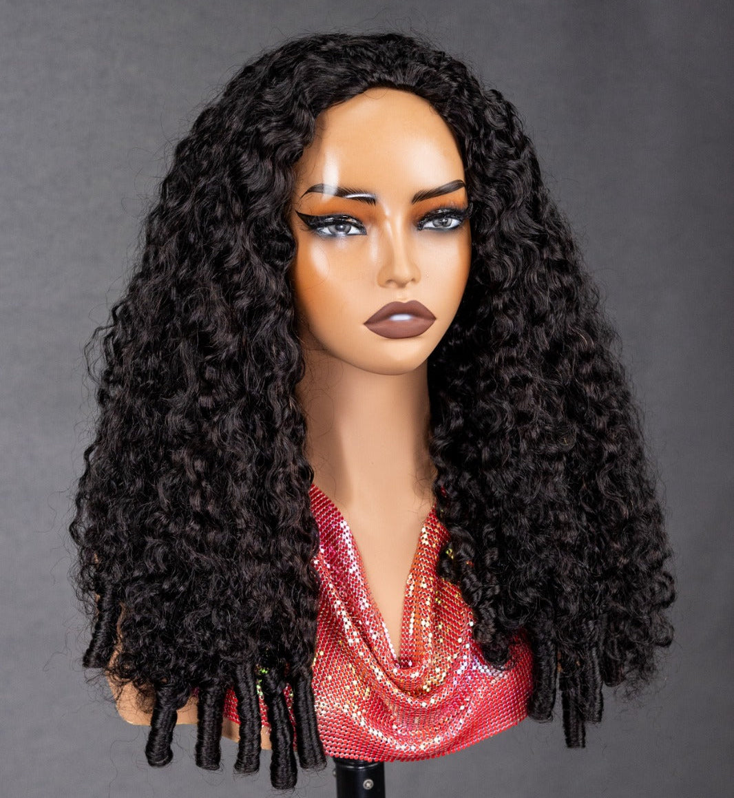 Half Wig Burmese Curly – Volume Natural em Segundos!