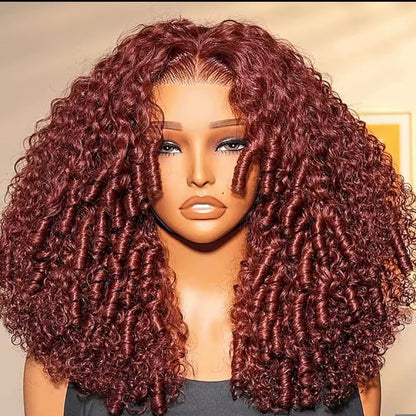 Peruca Wear Go Burmese Curly – Vermelho Acastanhado (#33)
