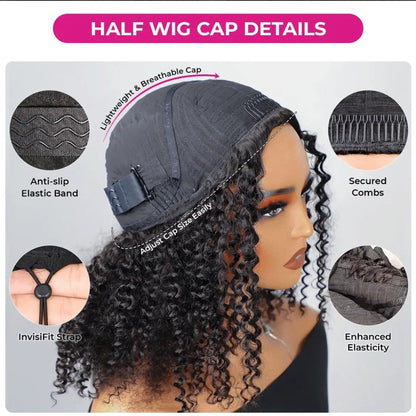 Half Wig Burmese Curly – Castanho Mel (#27)