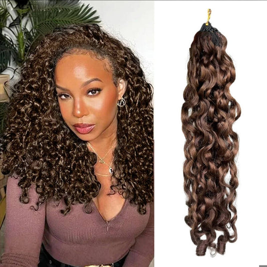 Crochet Burmese Curly – Castanho Chocolate (#4)