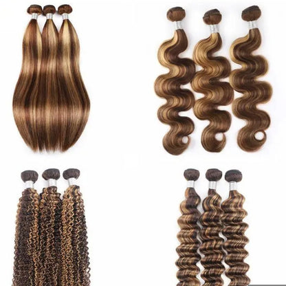 Extensões Kinky Curly – Piano (Tricolor)