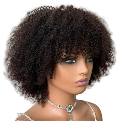 Peruca Bob Afro Curly