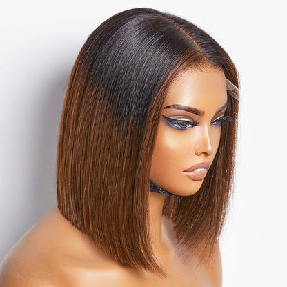 Peruca Bob Yaki – Castanho Ombre