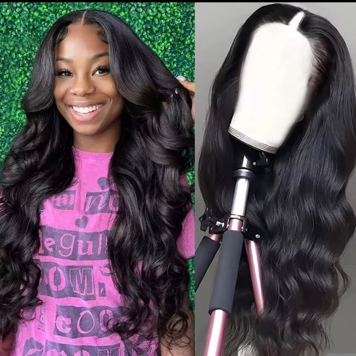 Peruca Parte V Body Wave – Preto Natural (#1B)