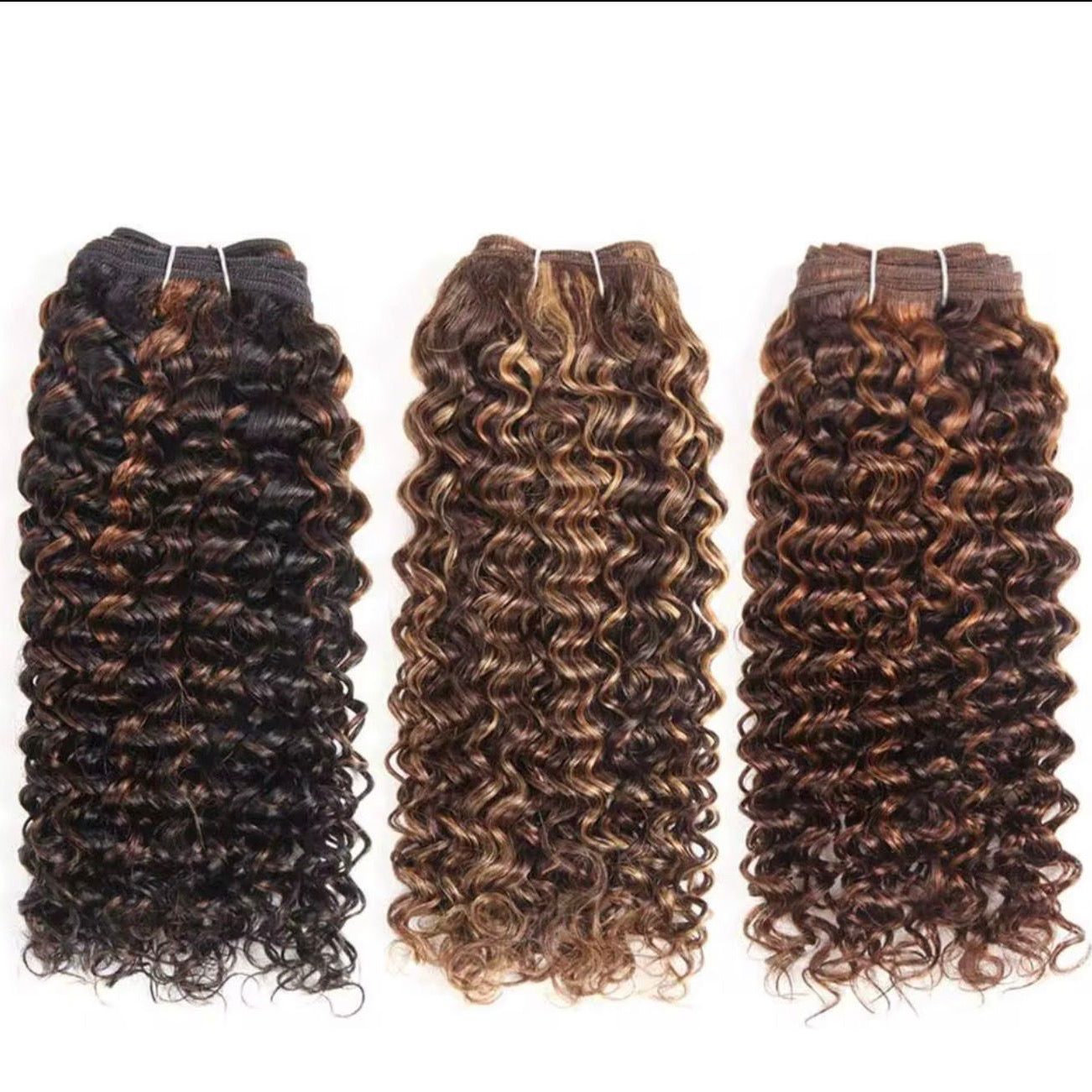 Extensões Water Wave – Piano (Tricolor)