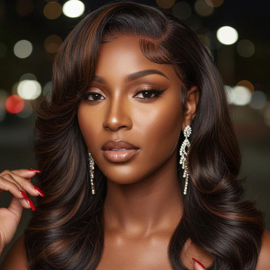 Peruca Bob Ondas de Luxo- 4 cores