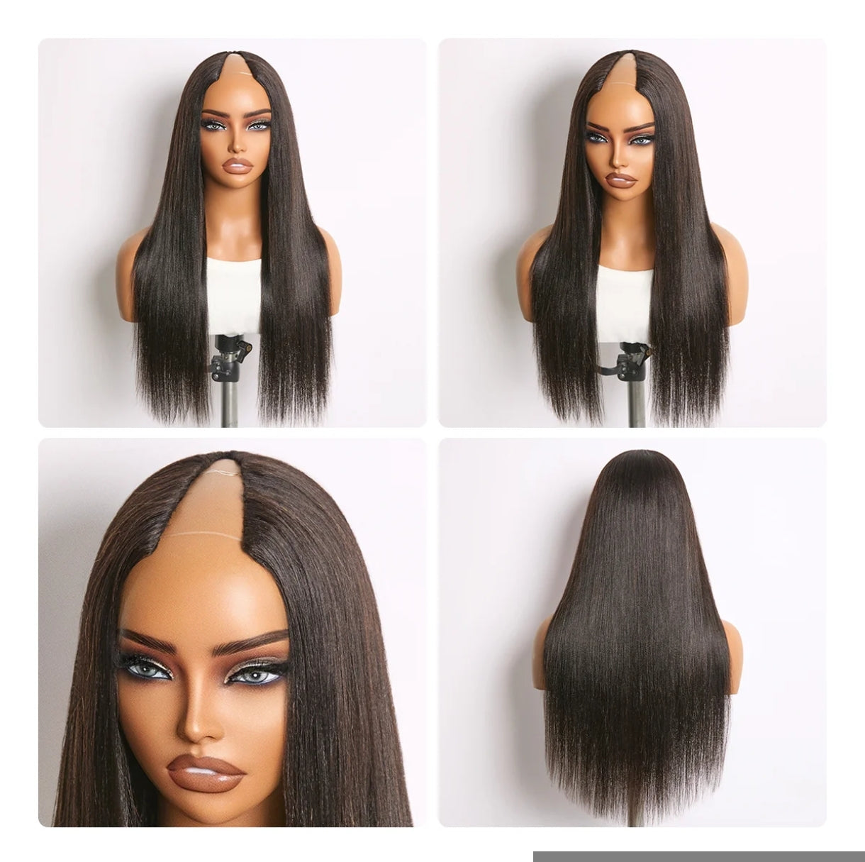 Peruca Parte V Yaki – Preto Natural (#1B)