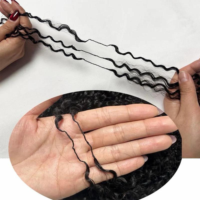 Crochet Deep Wave – Preto Natural (#1B)