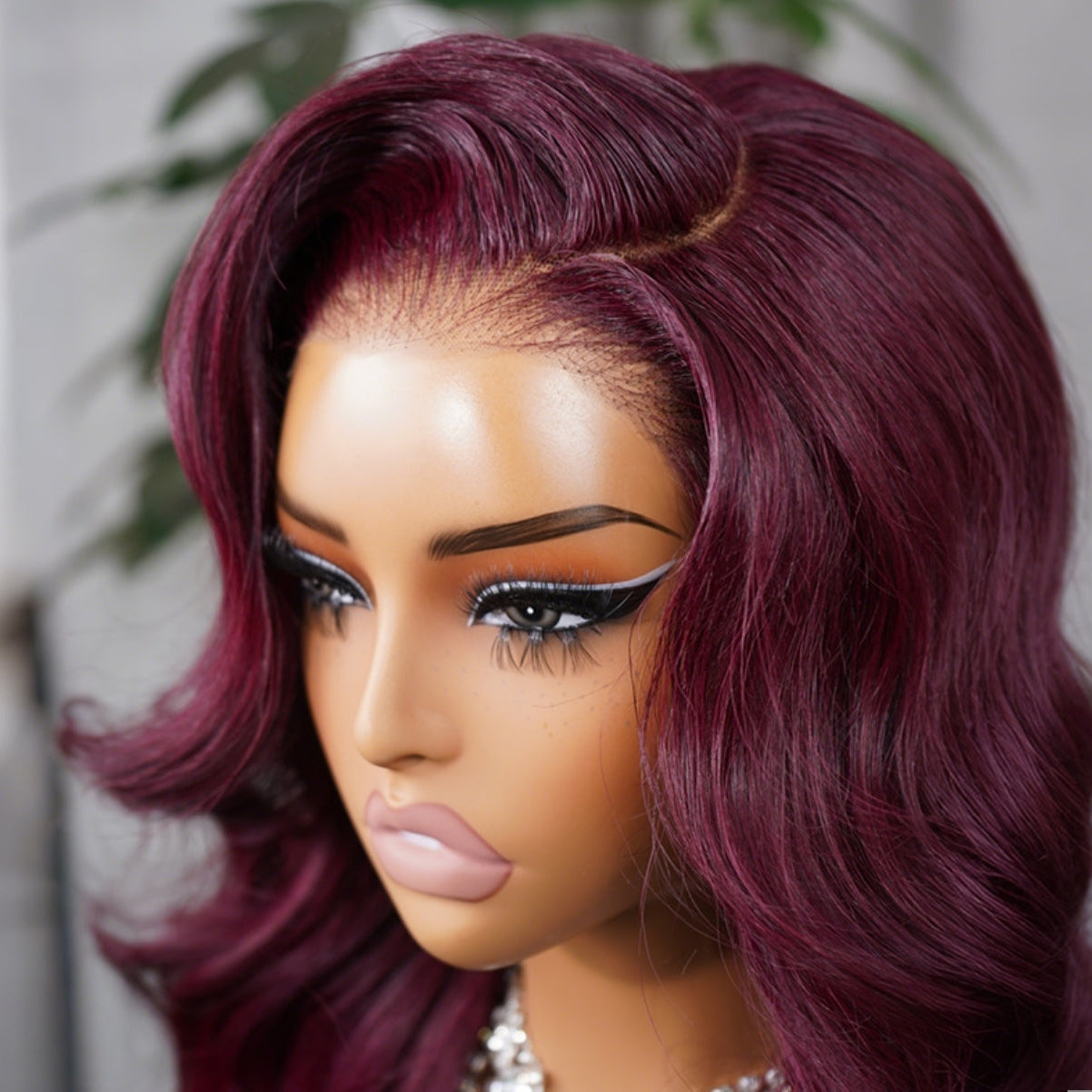 Peruca Wear Go Body Wave – Vermelho Borgonha (#99J)