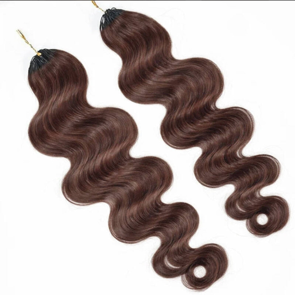 Crochet ondulado– Castanho chocolate #4