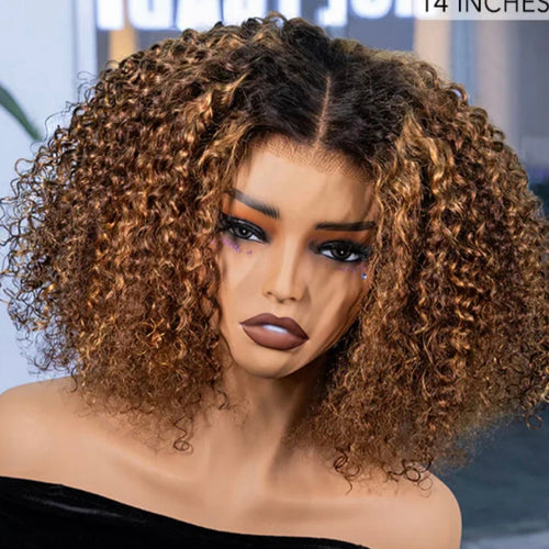 Peruca Wear Go Kinky Curly – Castanho Mel (#27)