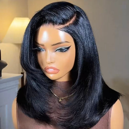 Peruca Bob Yaki – Preto Natural (#1B)