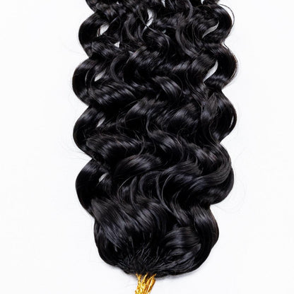 Crochet Water Wave – Preto Natural (#1B)