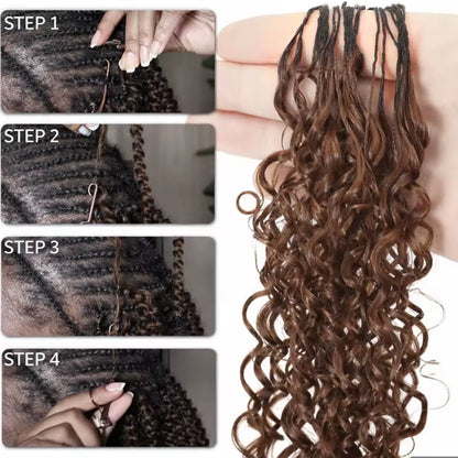 Crochet Kinky Curly – Castanho Chocolate (#4)