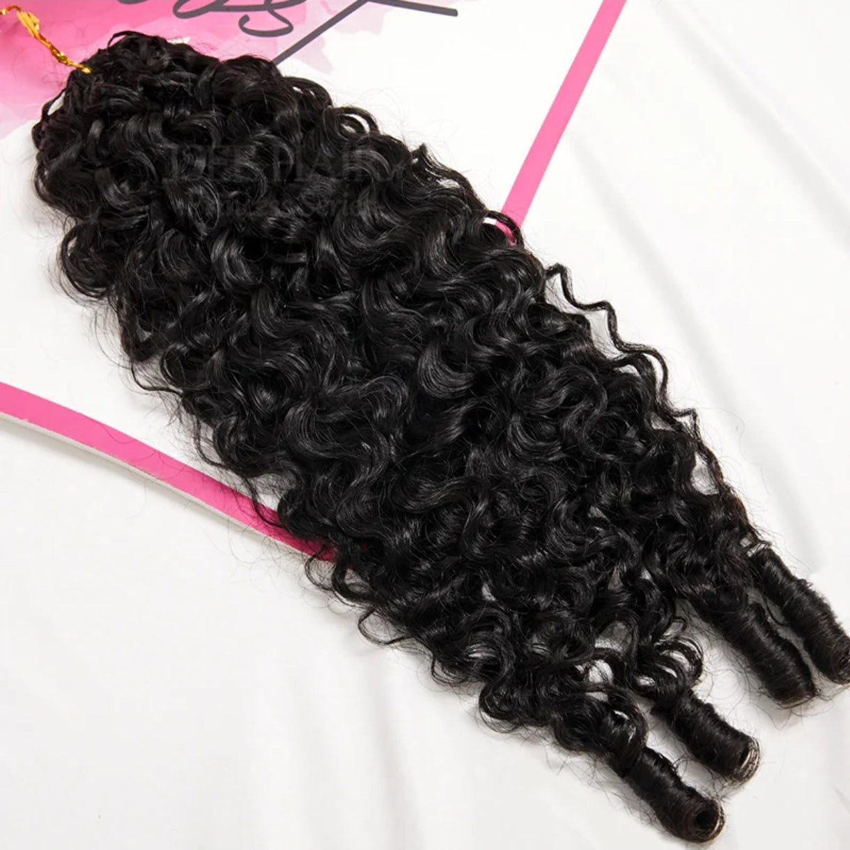 Crochet Burmese Curly – Preto Natural (#1B)