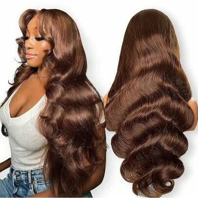Peruca Wear Go Body Wave – Castanho Chocolate (#4)