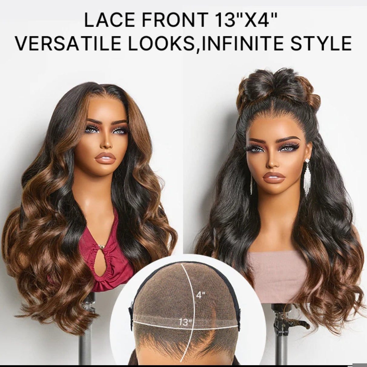 Peruca Wear Go Loose wave – Castanho Ombre